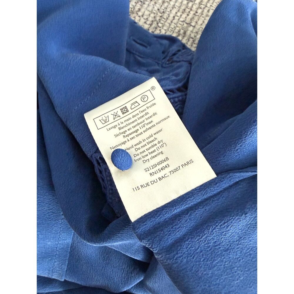 Sezane Chlo Silk Shirt - Picture 9 of 10